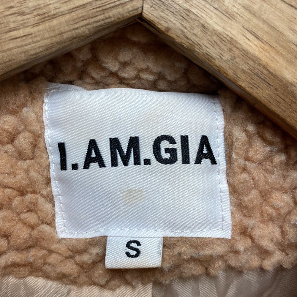 I.Am.Gia Pixie Oversized Teddy Jacket Small - image 2